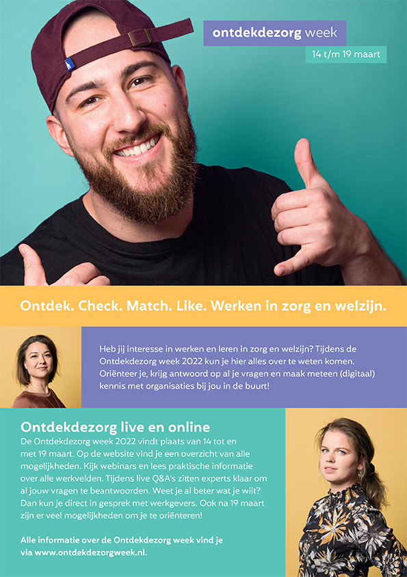 Poster ontdekdezorgweek